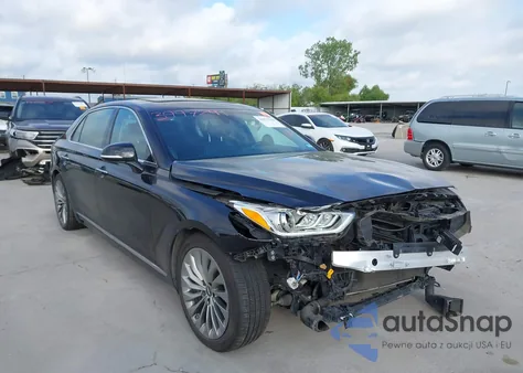 2018 Genesis G90 3.3T Premium из США, поврежденный, VIN KMHG34JA5JU047146